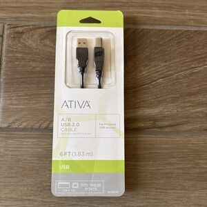Ativa USB 2.0 Cable 10 Ft (3.05m) New Sealed B100